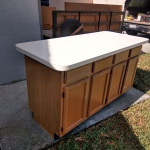 Kitchen island .